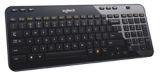 Logitech Wireless Glossy Desktop Keyboard, Black | Logitechnull