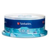 Verbatim CD-R Spindle Discs, 30-pk | Verbatimnull