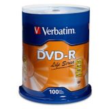 Disques DVD-R Verbatim, paq. 100 | Verbatimnull