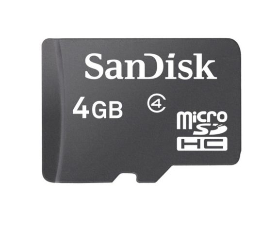 Carte Micro SDHC SanDisk 4 Go Image de l’article