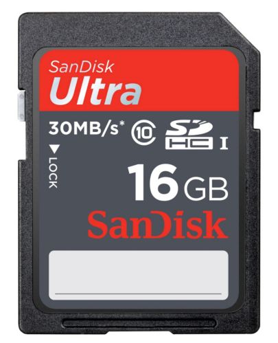 Carte SDHC SanDisk Ultra, 16 Go Image de l’article