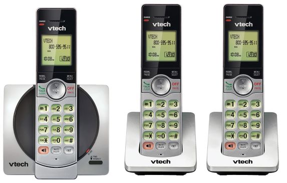 Téléphone VTech, 3 combinés sans fil avec afficheur Image de l’article