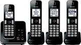 Téléphone sans fil Panasonic DECT 6.0 avec répondeur numérique, 4 combinés | Panasonicnull