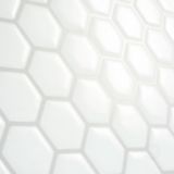 Carreaux à peler et coller Smart Tiles, Blanc Hexago | Smart Tilesnull