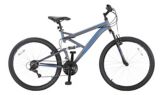 Vélo de montagne Supercycle Outlook, double suspension, bleu/gris, 27,5 po | Supercyclenull