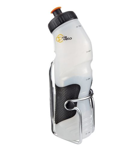 Via Velo 750-mL Bike Water Bottle with Cage Product image