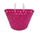 pink bicycle basket