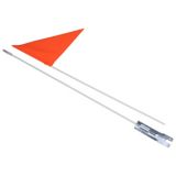 orange safety flag for bike