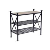 Étagère De Boulanger / Bakers Rack 5 Niveaux - Bronze Ancien - Métal - Grande
