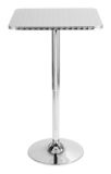 Lumisource Bistro Square Height Adjustable Bar Table Silver Canadian Tire
