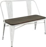 Banc Pour Salle A Manger Lumisource Oregon Blanc Espresso Canadian Tire