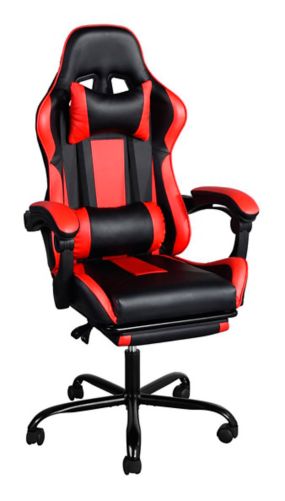 Vantana High Back Office Chair, Black/Red Canadian Tire