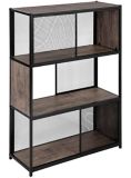 trestle bookcase espresso