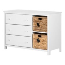 South Shore Cotton Candy 3 Drawer Dresser With Baskets Canadian Tire