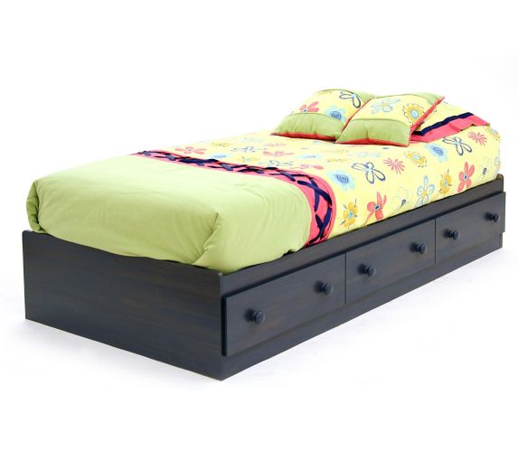 Drawer Platform Storage Bed Twin, Summer Breeze Twin Mates Bed
