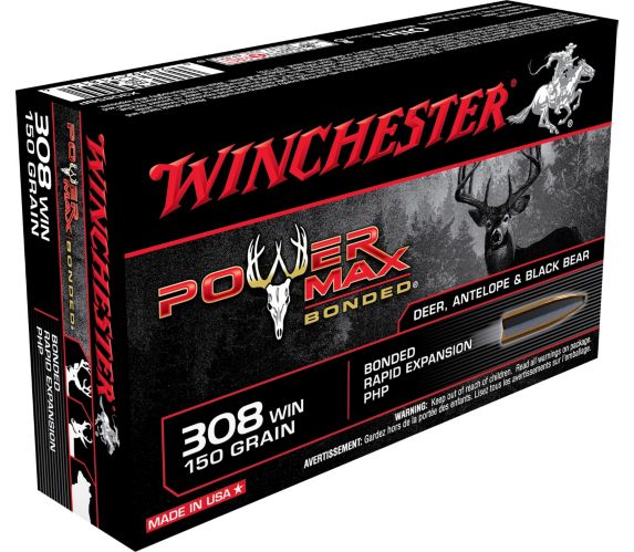Winchester Super-X .308 Win 150-Grain Power Max Bonded Rifle Ammunition ...