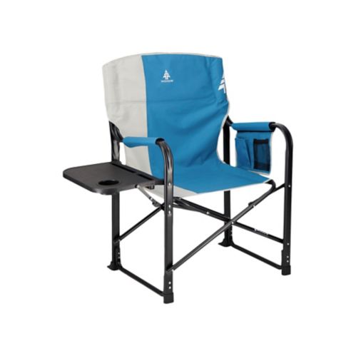Woods Folding Directors Camping Chair, Director Chair With Side Table Canada