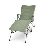Chaise longue de camping inclinable Woods Ashcroft, à 3 positions, vert embrun | Woodsnull