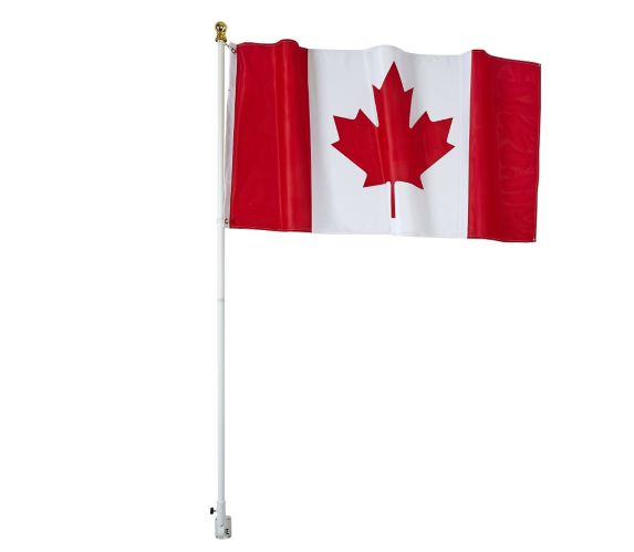 Flag Pole Kit with Canadian Flag Canadian Tire