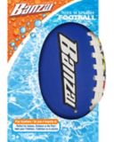 Banzai Aqua Inflatable Wet or Dry Football, Assorted Colours | Banzainull