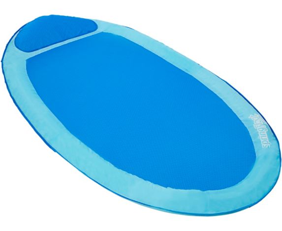Chaise longue de piscine gonflable Swimways Spring Float, 66 x 40 po, bleu Image de l’article