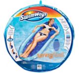Chaise longue de piscine gonflable Swimways Spring Float, 66 x 40 po, bleu | Swimwaysnull