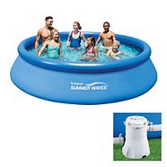 Hydro Force Steel Pro Frame Pool Set 12 Ft X 395 In Canadian Tire