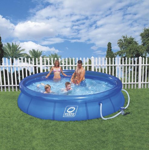 Hydro-Force Simple Set Soft-Sided Pool, 12-ft x 12-ft x 30-in Canadian Tire