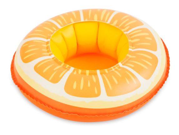 Stella & Finn Inflatable Round Fruit Themed Pool Floating Drink/Beverage Holder, Assorted Product image