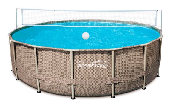 Pool Steel Frame Volleyball Net, Inground Pool Volleyball Net Canada