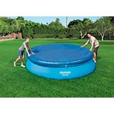 FAST SET POOL COVER 3.7m ROUND BLUE WATERPROOF KEEP YOUR POOL CLEAN AND CLEAR.