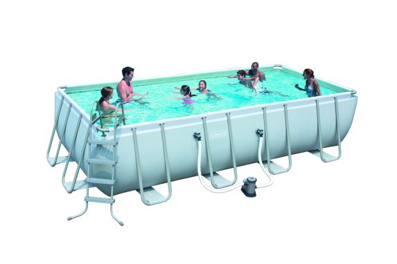 Coleman Rectangular Frame Pool, 18-ft x 9-ft Canadian Tire