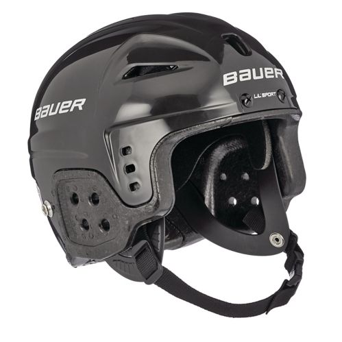 Bauer Lil' Sports Hockey Helmet, Black/White, Youth Product image