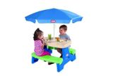 little tikes sandbox with picnic table