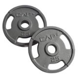 CAP Olympic Plate 25-lb Weights Set, 2 