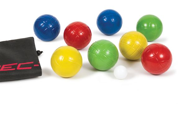 Rec-Tek Outdoor/Indoor Molded Bocce Set, 9-pc, includes Storage Bag, All Ages Product image