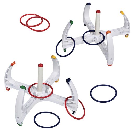 Rec-Tek Outdoor Portable All Weather Colours Ring Toss Set, 10pc, All Ages Product image