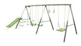 7 station swing set