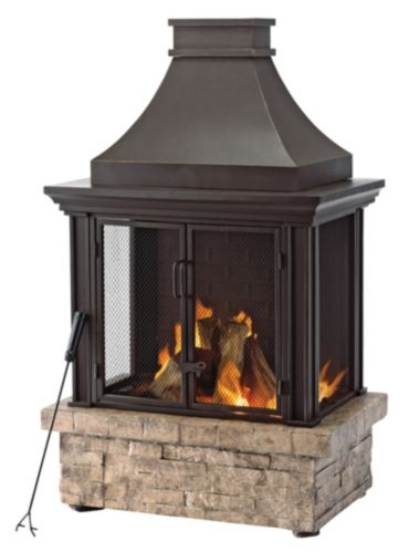 For Living Bedford Outdoor Fireplace, Propane Fire Pit Canadian Tire