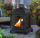 Steel Outdoor Wood Burning Fire Pit, Outdoor Fire Pit Canadian Tire