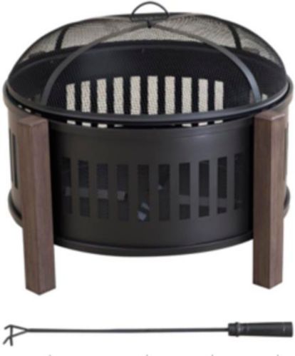 Canvas Round Wood Burning Outdoor Fire, Outdoor Fire Pit Canadian Tire