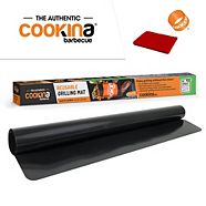 COOKINA Rectangular Shaped Reusable Gill/Grilling Mat, 100% Non-Stick, For All BBQs & Smokers