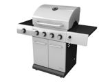 MASTER Chef Elite 4-Burner +1 Side Burner Stainless Steel Convertible Propane BBQ | Master Chefnull