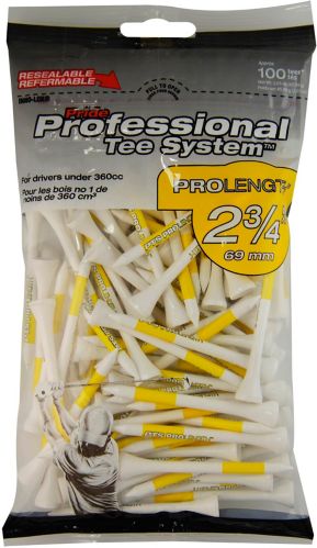 PTS Golf Tees, White, 2-3/4-in, 100-pk Product image