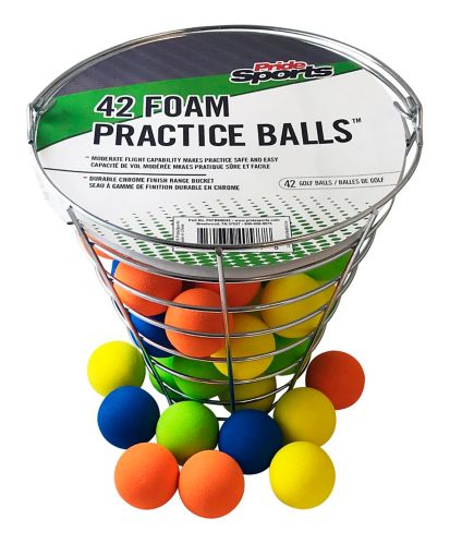Balles de golf d'entraînement Pride Sports, mousse, multicolore, paq. 42 Image de l’article