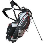 PowerBilt 14.0 Golf Stand Bag, Red/Charcoal/Black | PowerBiltnull