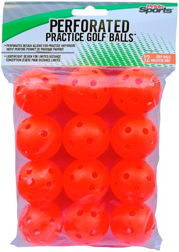 PrideSports Perforated Practice Golf Balls, 12-pk Product image