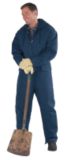 Work King Insulated Duck Coveralls with Hood, Navy | Work Kingnull