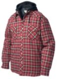 flannel coat with hood