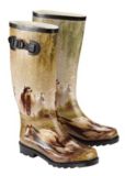 women's rain boots with horses on them